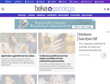 Tablet Screenshot of bekiapsicologia.com